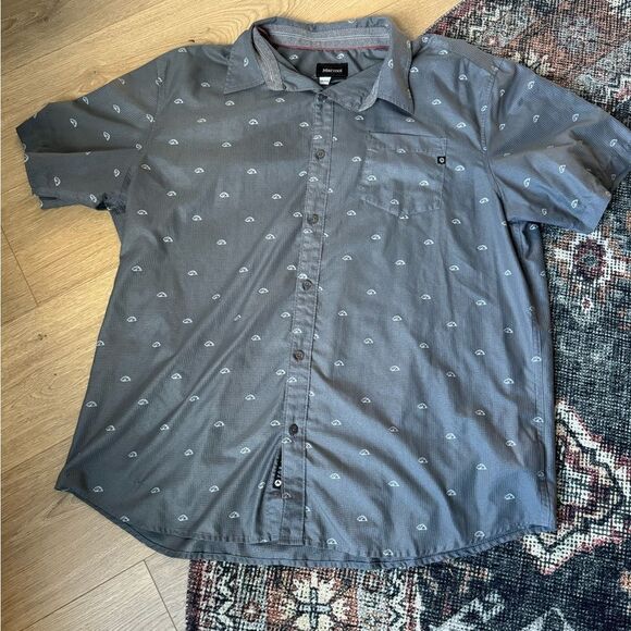 Marmot Short Sleeve Button Down Shirt - Picture 1 of 3